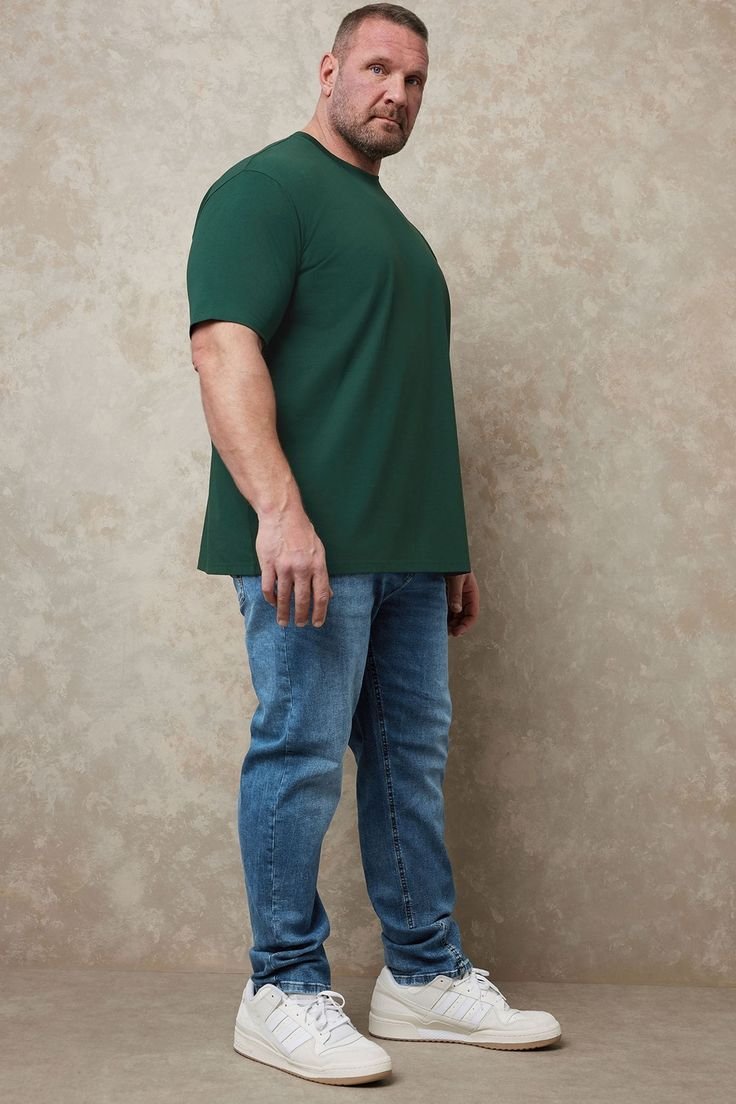 BadRhino Big & Tall Green Air Stretch T-Shirt