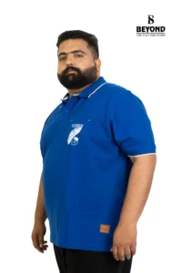 Royal Blue Polo T-Shirt – Adventure Edition (Plus Size: 2XL– 8XL) - Image 3