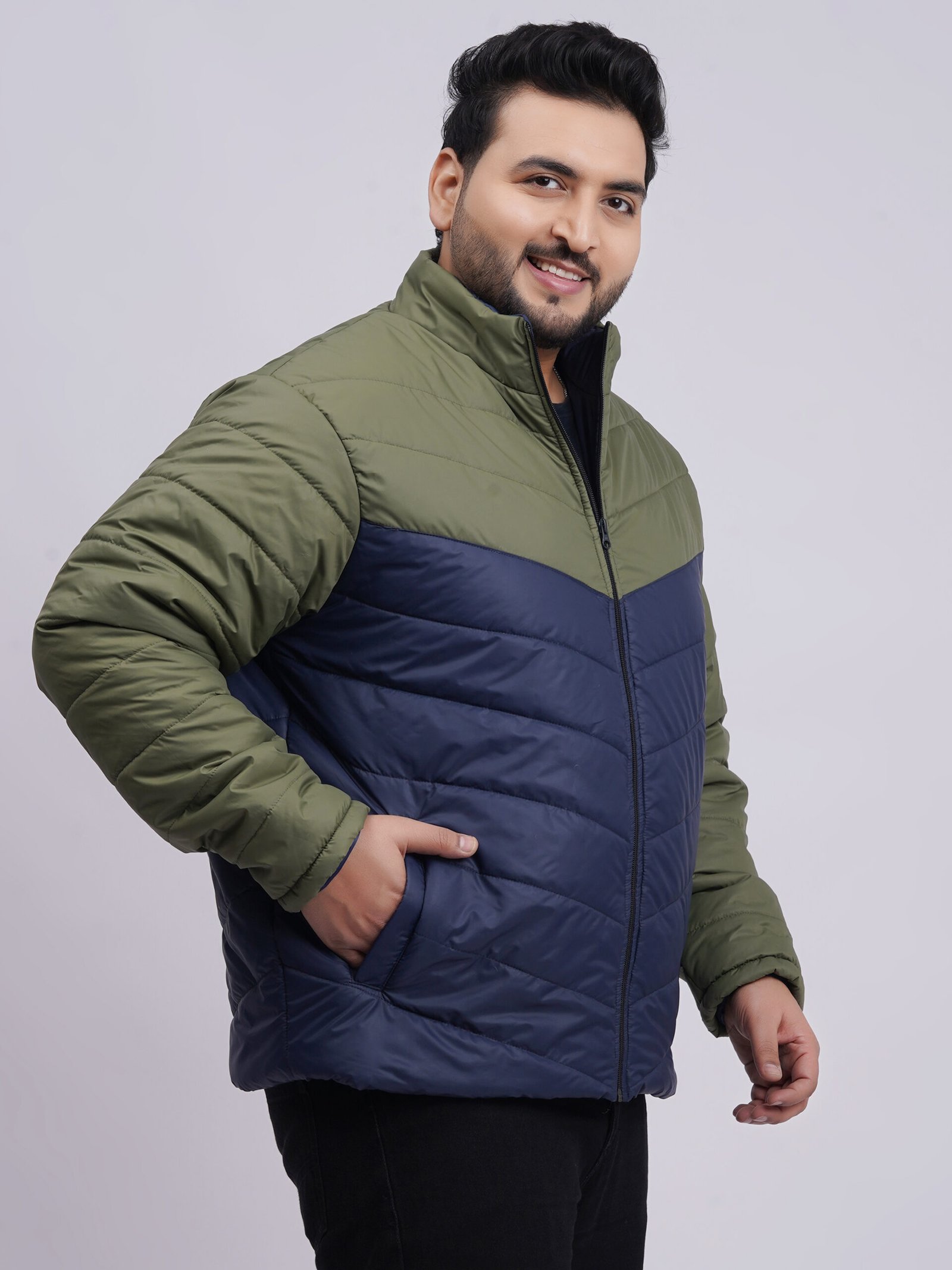 Urban Shield Dual-Tone Quilted Jacket