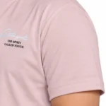 Dusty Pink Graphic Plus Size T-Shirt