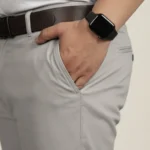 Platinum Grey Premium Stretch Trouser (3XL–7XL)