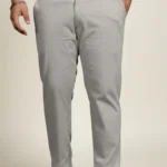 Platinum Grey Premium Stretch Trouser (3XL–7XL)