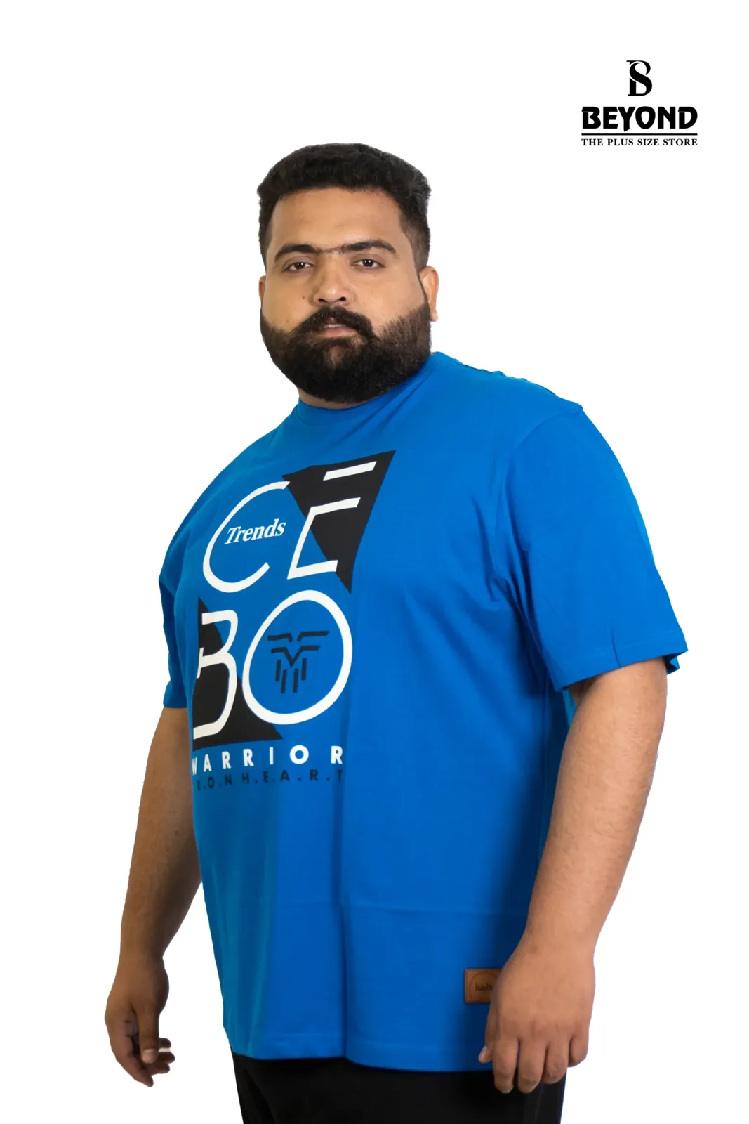 Graphic Warrior T-Shirt – Iron Heart Edition (Plus Size: 2XL–8XL) alternate view