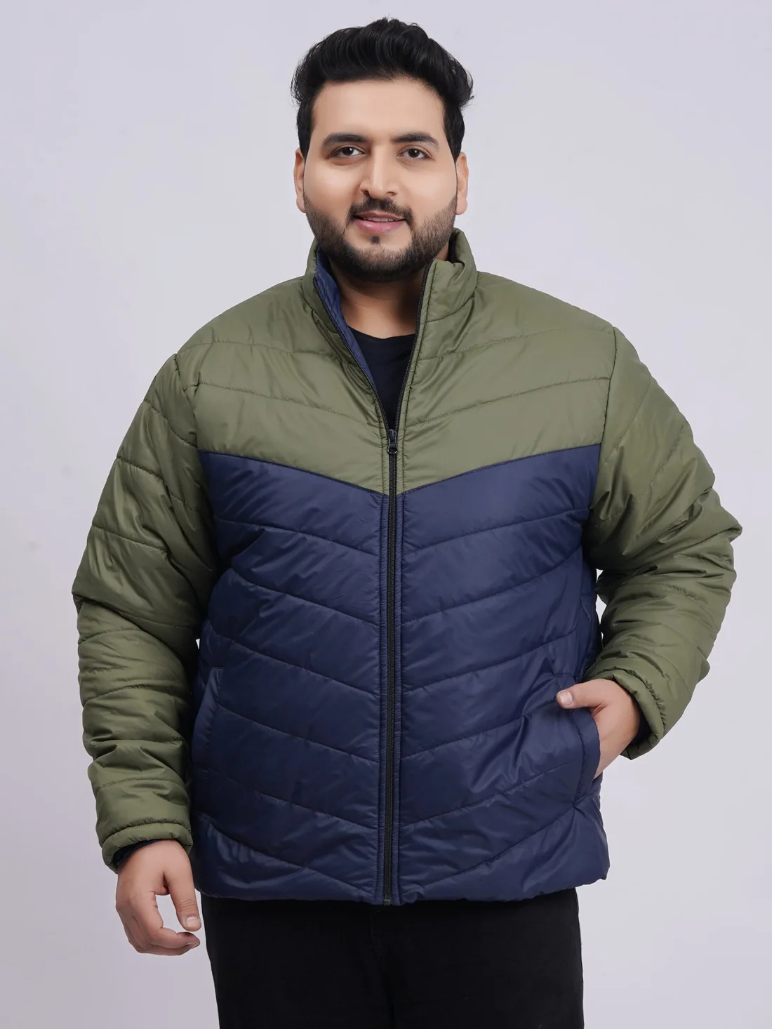 Urban Shield Dual-Tone Quilted Jacket